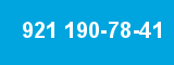 921 190-78-41 921 190-78-41